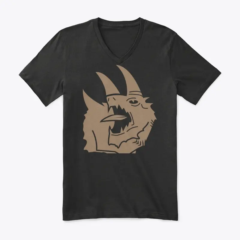 Tarrasque Head Minimalist Logo Draft