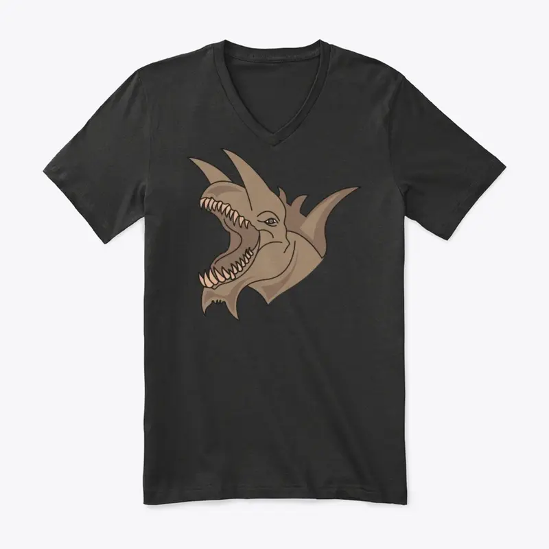 Tarrasque Head Logo Draft